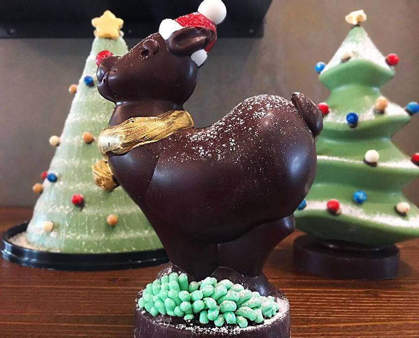 Figure natalizie di cioccolato 2018